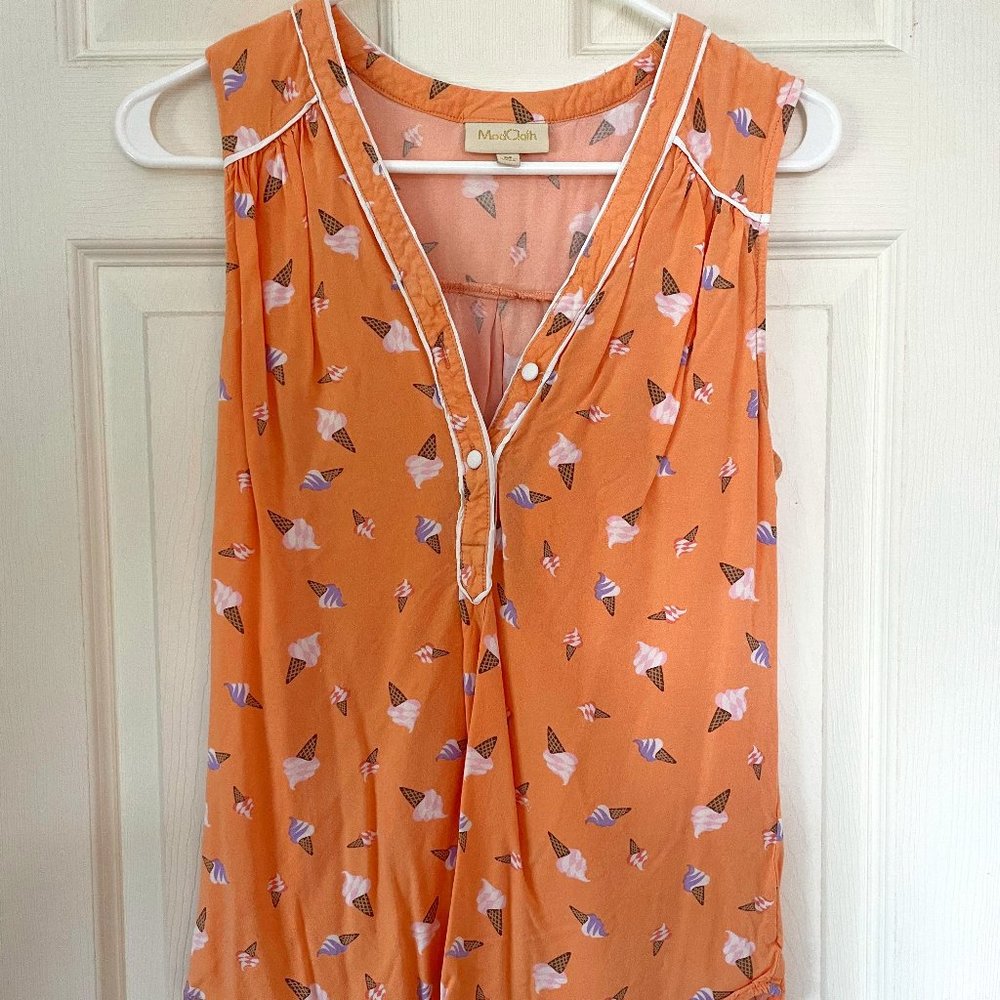 Modcloth Ice Cream Blouse (Women's M)